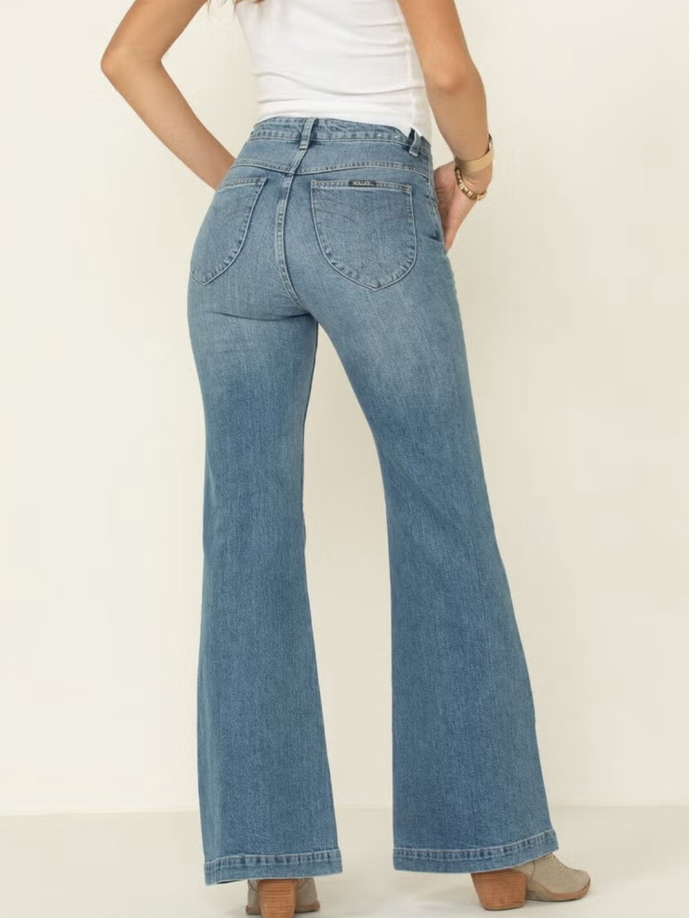Rolla’s Eastcoast Flare high waist jeans